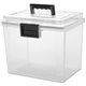 IRIS Weather Tight Portable File Box - External Dimensions: 13.7" Length x 10.2" Width x 11.9" Height - 4.75 gal - Media Size Su