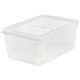 IRIS 17-quart Storage Box - External Dimensions: 17.5" Length x 12" Width x 17.5" Depth x 7" Height - 4.25 gal - Snap-in Lid Clo