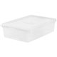 IRIS 28-quart Storage Box - External Dimensions: 24" Width x 16.3" Depth x 6" Height - 7 gal - Snap-in Lid Closure - Stackable -