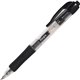 Integra Retractable 0.5mm Gel Pens - Fine Pen Point - 0.5 mm Pen Point Size - Retractable - Black Gel-based Ink - Black Barrel -