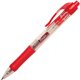 Integra Retractable 0.7mm Gel Pens - Medium Pen Point - 0.7 mm Pen Point Size - Retractable - Red Gel-based Ink - Red Barrel - M