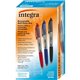 Integra 1.0mm Retractable Ballpoint Pen - Medium Pen Point - 1 mm Pen Point Size - Retractable - Assorted - 50 / Box