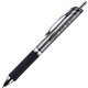 Integra Retractable Gel Ink Pen - Medium Pen Point - 0.7 mm Pen Point Size - Retractable - Black Gel-based Ink - Black Barrel - 