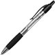 Integra Retractable 0.7mm Gel Pen - Medium Pen Point - 0.7 mm Pen Point Size - Retractable - Black Gel-based Ink - Black Barrel 