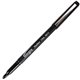 Integra Fineliner Ultra Fine Permanent Markers - Ultra Fine Marker Point - Black - 12 / Pack