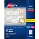 Avery Blank Printable Perforated Raffle Tickets - Tear-Away Stubs - Matte White - 500/Pack