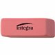 Integra Pink Pencil Eraser - Pink - 2" Width x 0.8" Height x 0.4" Depth x - 1 Each - Soft, Pliable, Latex-free