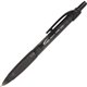 Integra Easy Click Retractable Ballpoint Pen - Medium Pen Point - Retractable - Black - Black Barrel - 1 Dozen