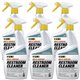 CLR Pro Industrial-Strength Restroom Daily Cleaner - 32 fl oz (1 quart) - 6 / Carton - Streak-free, Ammonia-free, Phosphate-free