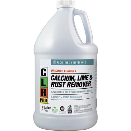 CLR Pro LLC Pro Calcium/Lime/Rust Cleaner - 128 fl oz (4 quart) - 1 Bottle - Versatile, Fast Acting, Anti-septic, Phosphate-free