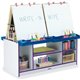 Jonti-Craft Rainbow Accents 4 Station Art Center - Freckled Gray, Purple Stand - Floor Standing - Assembly Required - 1 Each