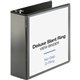 Business Source Deluxe Slant Ring View Binder - 4" Binder Capacity - Letter - 8 1/2" x 11" Sheet Size - 835 Sheet Capacity - Sla