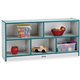 Jonti-Craft Rainbow Accents Low Open Single Storage Shelf - 29.5" Height x 48" Width x 15" Depth - Laminated, Durable - Teal - R