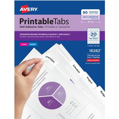 Avery Letter Pocket Folder - 8 1/2" x 11" - 40 Sheet Capacity - 2 Internal Pocket(s) - Embossed Paper - Gray - 125 / Carton