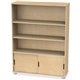 Jonti-Craft TrueModern Bookcase Storage - 3 Compartment(s) - 48" Height x 36" Width x 12" Depth - Adjustable Shelf, Durable - Ba