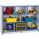 Jonti-Craft Rainbow Accents Super-size Mobile Storage - 35.5" Height x 48" Width x 15" Depth - Durable, Laminated - Blue - Hard 