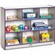 Jonti-Craft Rainbow Accents Super-size Mobile Storage - 35.5" Height x 48" Width x 15" Depth - Durable, Laminated - Purple - Har