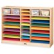 Jonti-Craft Rainbow Accents Mobile Paper Center - 35.5" Height x 48" Width x 15" Depth - Rounded Corner, Durable, Yellowing Resi