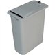 HSM 24" Lockable Shredder Bin - Tamper Proof Lid - Executive Gray