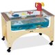 Jonti-Craft Rainbow Accents See-Thru Sensory Play Table - 24.50" Height x 37" Width x 23" Depth - Classroom - Assembly Required 