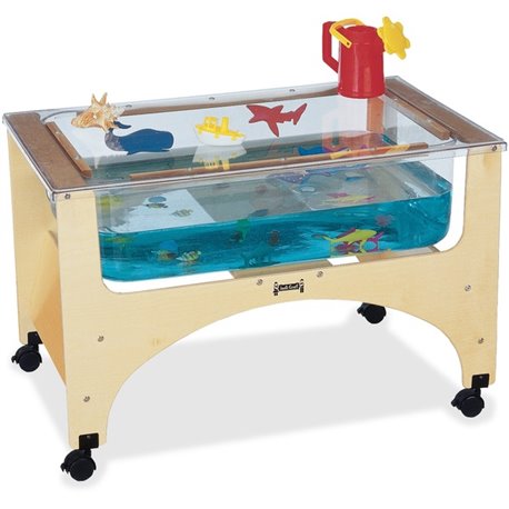 Jonti-Craft Rainbow Accents See-Thru Sensory Play Table - 24.50" Height x 37" Width x 23" Depth - Classroom - Assembly Required 