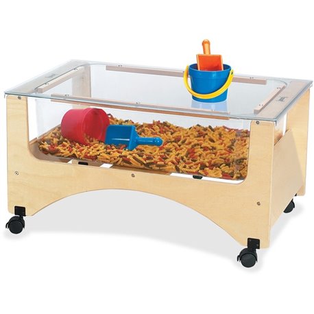 Jonti-Craft Rainbow Accents Toddler See-thru Sensory Table - 20" Height x 37" Width x 23" Depth - Classroom - Assembly Required 