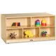 Jonti-Craft Rainbow Accents Toddler Double-sided Storage Shelf - 24.5" Height x 48" Width x 28.5" Depth - Durable, Yellowing Res