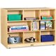 Jonti-Craft Rainbow Accents Super-size Double-sided Storage Shelf - 35.5" Height x 48" Width x 28.5" Depth - Durable, Yellowing 