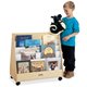 Jonti-Craft Rainbow Accents Double Sided Mobile Pick-a-Book Stand - 8 Compartment(s) - 1" - 30" Height x 30" Width x 16.5" Depth