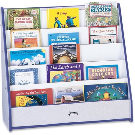 Jonti-Craft Rainbow Accents Laminate 5-shelf Pick-a-Book Stand - 5 Compartment(s) - 1" - 27.5" Height x 30" Width x 13.5" Depth 