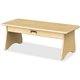 Jonti-Craft Komfy Coffee Table - 27" x 12"10" - Rounded Edge - Material: Acrylic - Finish: Baltic - Durable, Non-yellowing - For