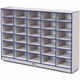 Jonti-Craft Rainbow Accents Cubbie Mobile Storage - 30 Compartment(s) - 42" Height x 60" Width x 15" Depth - Durable, Laminated 