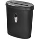 Business Source 4.6-gallon Bin Cross-cut Shredder - Non-continuous Shredder - Cross Cut - 12 Per Pass - for shredding Paper, Sta