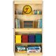 Jonti-Craft Deluxe Classroom Closet - 36" x 24" x 72" - Lockable, Adjustable Shelf, Kick Plate, Non-yellowing, Stain Resistant, 