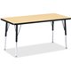 Jonti-Craft Berries Adult Height Color Top Rectangle Table - For - Table TopLaminated Rectangle, Maple Top - Four Leg Base - 4 L