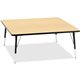 Jonti-Craft Berries Elementary Height Color Top Square Table - For - Table TopLaminated Square, Maple Top - Four Leg Base - 4 Le