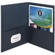 Business Source Letter Recycled Pocket Folder - 8 1/2" x 11" - 100 Sheet Capacity - 2 Inside Front & Back Pocket(s) - Paper - Da