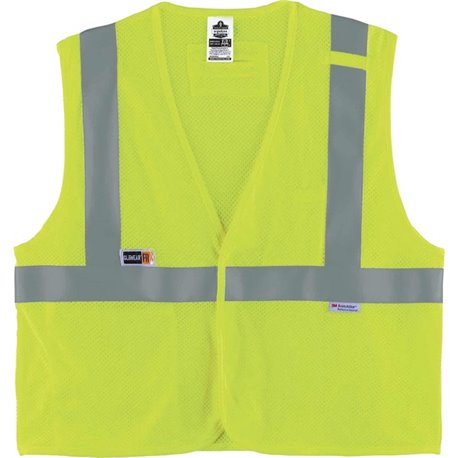 GloWear 8260FRHL Type R Class 2 Flame-Resistant Modacrylic Vest - Recommended for: Accessories, Electrical, Petrochemical, Oil &