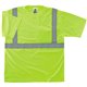 GloWear 8289 Type R Class 2 T-Shirt - Extra Small (XS) Size - Fabric, Polyester - Lime