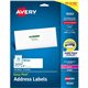 Avery Easy Peal Sure Feed Address Labels - Permanent Adhesive - Rectangle - Laser, Inkjet - White - Paper - 14 / Sheet - 50 Tota