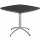 Iceberg CafeWorks 36" Square Cafe Table - Melamine Square Top - Powder Coated - 1.13" Table Top Thickness - 30" Height x 36" Wid