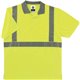 GloWear 8295 Type R Class 2 Polo Shirt - Large Size - Unisex - Polyester - Lime