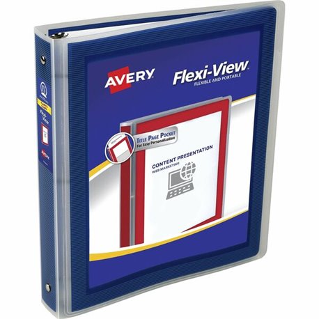 Avery TrueBlock File Folder Labels - Permanent Adhesive - Rectangle - Laser, Inkjet - Blue, Green, Red, White, Yellow - Paper - 