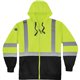 GloWear Zip-Up Hi-Vis Hooded Sweatshirt - Recommended for: Construction, Biking, Snowmobiling, Outdoor, Ice Fishing, Traffic - M