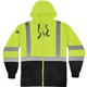 GloWear Zip-Up Hi-Vis Hooded Sweatshirt - Recommended for: Construction, Biking, Snowmobiling, Outdoor, Ice Fishing, Traffic - X