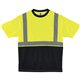 GloWear 8289BK Type R Class 2 Front T-Shirt - Small Size - Polyester - Lime, Black