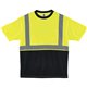 GloWear 8289BK Type R Class 2 Front T-Shirt - 4XL Size - Polyester - Lime, Black