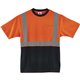 GloWear 8289BK Type R Class 2 Front T-Shirt - Small Size - Polyester - Orange, Black