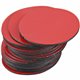 MasterVision Magnetic Color Coding Dots - - Height3/4" Diameter - Round - Red - Vinyl - 20 / Pack