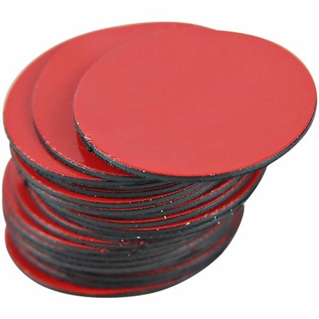 MasterVision Magnetic Color Coding Dots - - Height3/4" Diameter - Round - Red - Vinyl - 20 / Pack